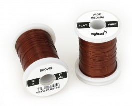 Flat Colour Wire, Medium, Wide, Brown